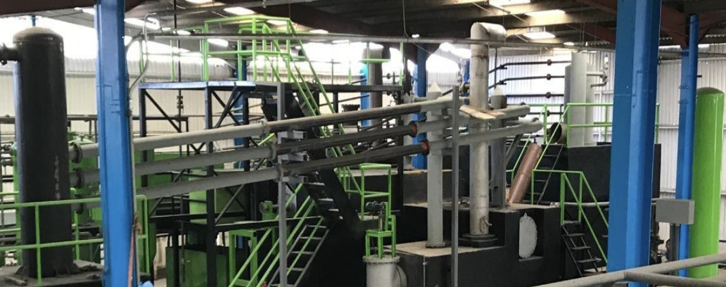 Planta de refinación — detalle reactor